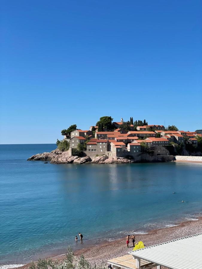 Sea View Apartment Sveti Stefan Ngoại thất bức ảnh